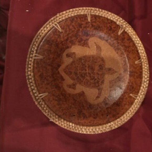 Vintage Sea Turtle  dish or wall hanging - Picture 2 of 2